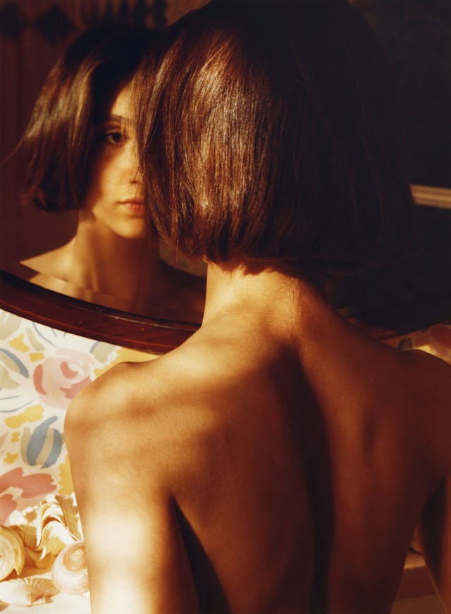 The project I made during my Fellowship year 1991/2 at The National Museum of Photography Film and TV. Daisy, 12, at Home 1991, Entering the Masquerade 1992. 