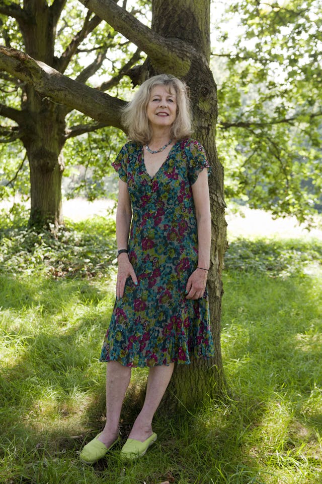 Deborah Moggach on Hampstead Heath, London, UK - July 2012