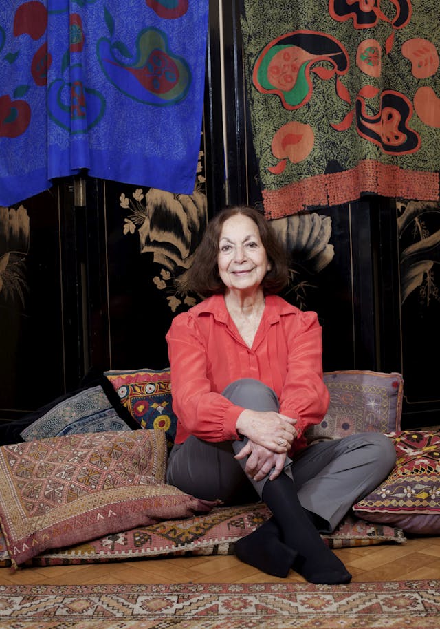 Claudia Roden at her house, Hampstead Garden Suburb, London, UK - October 2012